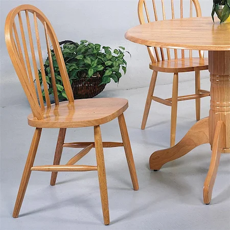 Dining Side Chair with Slat Back